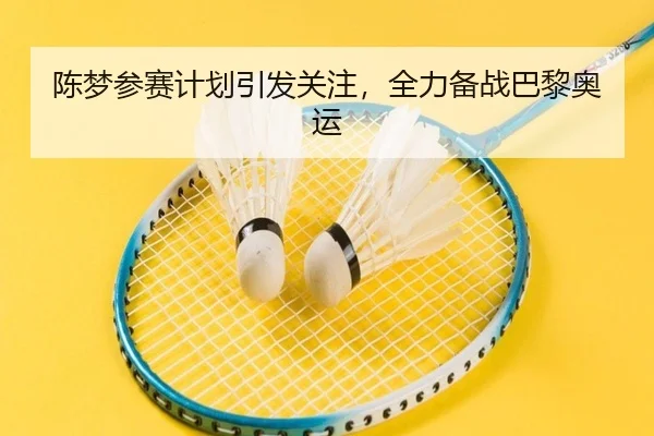 陈梦参赛计划引发关注，全力备战巴黎奥运